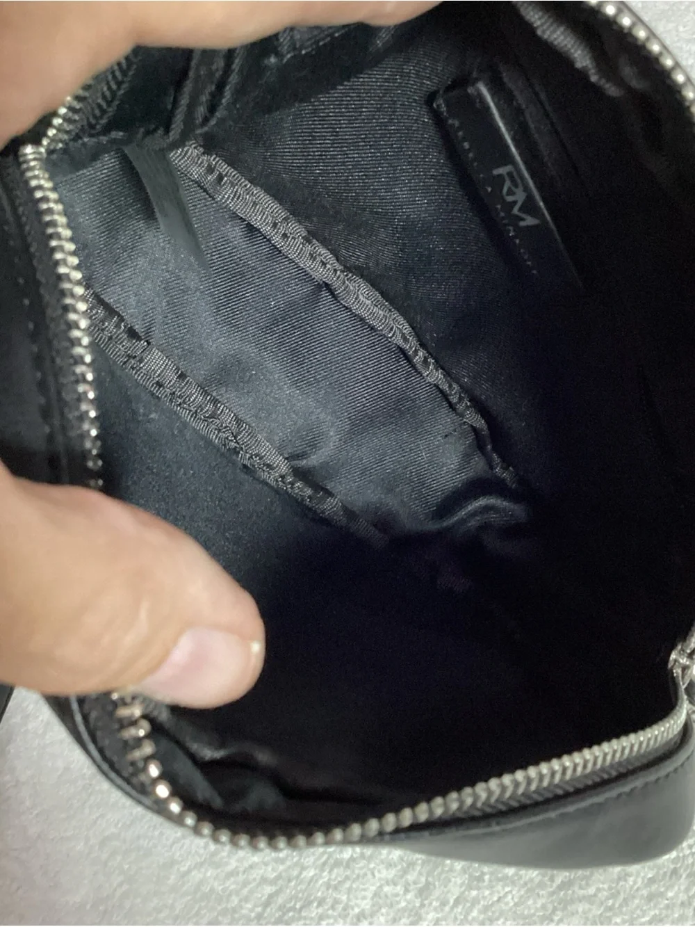 Rebecca Minkoff Black Quilted Studded Crossbody Bag EUC